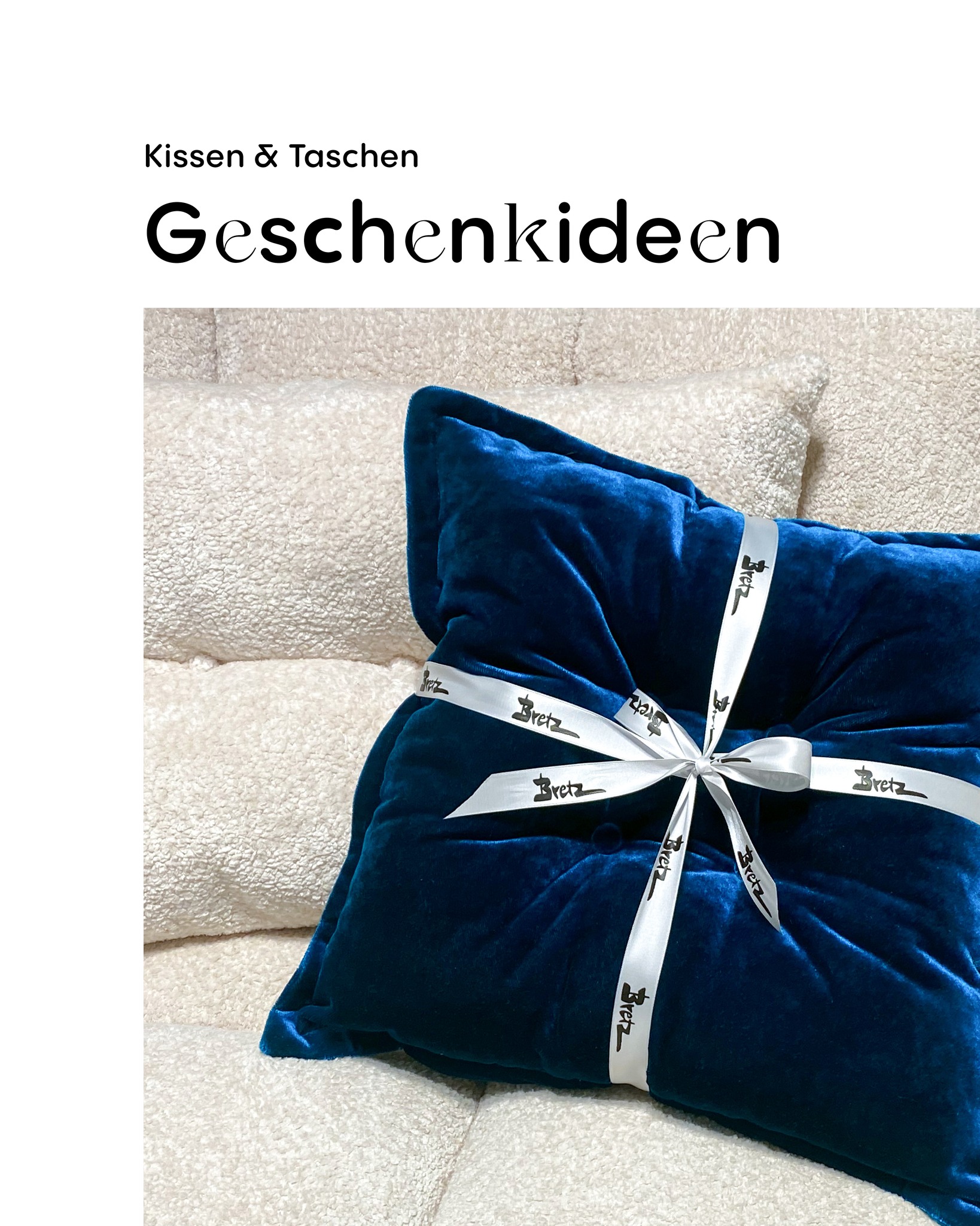 Geschenkidee für Design-Liebhaber: Unsere Kissen stehen für zeitlose Ästhetik, hochwertige Materiali...