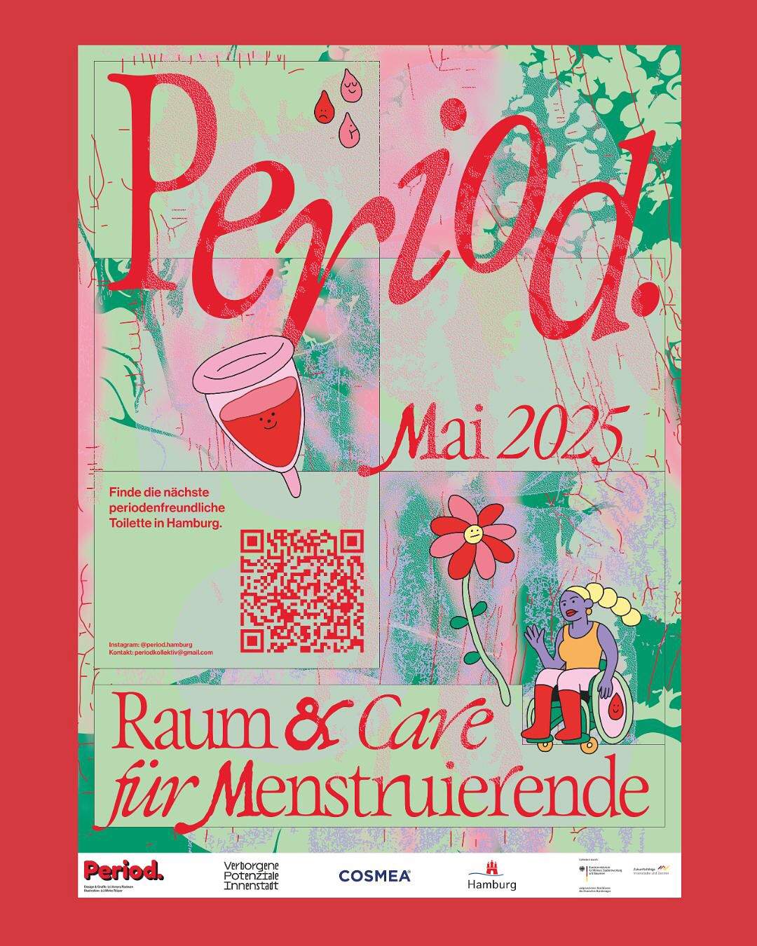 Wowi! Ab jetzt hängen unsere Plakate, gestaltet von ? @amyra_radwan ?
Vielleicht spottet Ihr sie an der einen oder anderen Stelle? Wir senden prämenstruelle Grüße und ganz viel Liebe an Euch!
Grafikdesign und Fotos: @amyra_radwan
Illustrationen: @mirko.roeper
