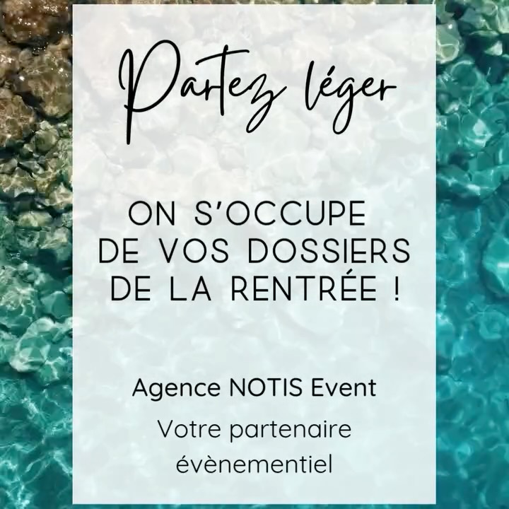 ? Et si vous partiez en vacances l'esprit tranquille ? ☀️
Avant de fermer les dossiers et de sortir les valises, pensez à l'essentiel : confier l'organisation de vos événements à des pros !
? Séminaires de rentrée
? Anniversaires d'entreprise
? Fêtes de fin d'année
Notre agence évènementielle est là pour transformer vos idées en événements marquants et clé-en-main.
Planifiez dès maintenant, profitez pleinement de vos congés, et retrouvez-nous à la rentrée avec des projets déjà en route !
✅ Gain de temps
✅ Sérénité
✅ Événements sur-mesure et réussis
? Contactez-nous avant votre départ, et on s'occupe de tout !
#Événementiel #TeamBuilding #SéminaireEntreprise #FêtesDeFinDAnnée #AnniversaireEntreprise #OrganisationÉvénement #AgenceÉvénementielle #RentréeSereine #Vacances #EspritTranquille