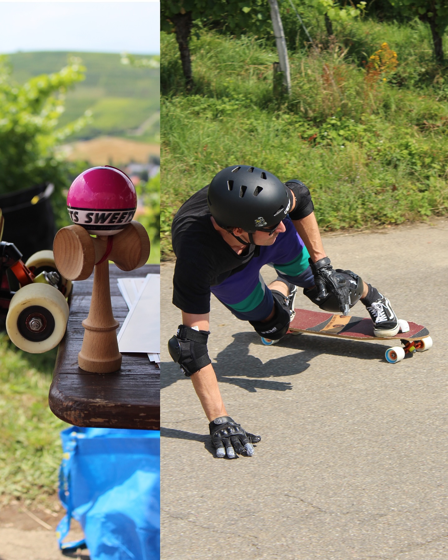 —— Recap: Open Slide Jam ——
Dat war ne Sause! Letzten Samstag waren wir bei schönster Sonne gemeinsam an unserem Homespot, in Vorbereitung auf unser Down Ins Länd Event am nächsten Tag🌞 Es ist immer schön zu sehen, wie unser Homespot Leute aus ganz Deutschland (und darüber hinaus!) begeistert, zusammen geslidet und die Zeit genossen wird🛹 Natürlich gab es auch die Gelegenheit, schon einmal die Regenrollen zu testen😶🌫️ Es hat Bock gemacht, ihr Lieben!🫰🏼
@mikromaschin & @fla4.2 haben ein paar Momente festgehalten📸
Supported by:
@laybackskateshop 
@hackbrettlongboards 
@freiburgerbierle 
@becker_grip_soles 
@nemoproducts 
@darkmattergrip 
@skoatrucks 
#downinsländ2025 #schauinslandfreeride #freiburgfreeridecrew #freiburgerlongboardverein #flbv #downhilllongboarding #downhillskateboarding #extremesport #makedhskatinggreatagain #communitybuilding #skateevent #blackforest #slidejam #vineyardskating #homespot