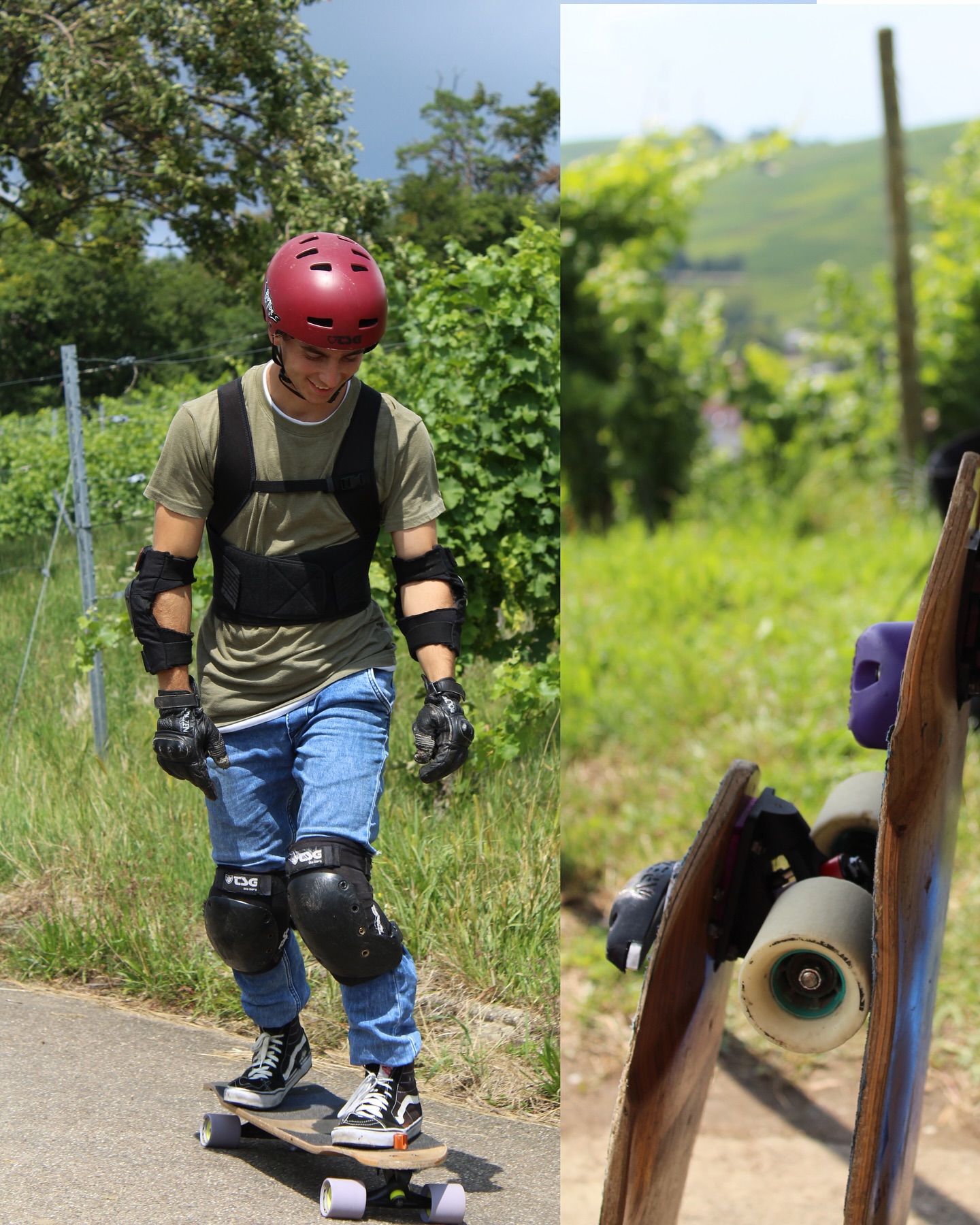—— Recap: Open Slide Jam ——
Dat war ne Sause! Letzten Samstag waren wir bei schönster Sonne gemeinsam an unserem Homespot, in Vorbereitung auf unser Down Ins Länd Event am nächsten Tag🌞 Es ist immer schön zu sehen, wie unser Homespot Leute aus ganz Deutschland (und darüber hinaus!) begeistert, zusammen geslidet und die Zeit genossen wird🛹 Natürlich gab es auch die Gelegenheit, schon einmal die Regenrollen zu testen😶🌫️ Es hat Bock gemacht, ihr Lieben!🫰🏼
@mikromaschin & @fla4.2 haben ein paar Momente festgehalten📸
Supported by:
@laybackskateshop 
@hackbrettlongboards 
@freiburgerbierle 
@becker_grip_soles 
@nemoproducts 
@darkmattergrip 
@skoatrucks 
#downinsländ2025 #schauinslandfreeride #freiburgfreeridecrew #freiburgerlongboardverein #flbv #downhilllongboarding #downhillskateboarding #extremesport #makedhskatinggreatagain #communitybuilding #skateevent #blackforest #slidejam #vineyardskating #homespot
