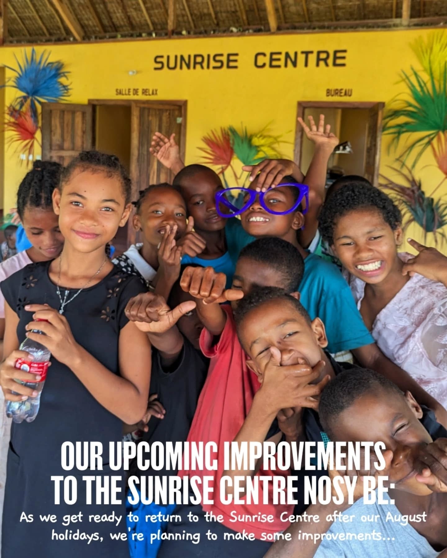 The new Sunrise Centre academic year begins next week!
We're all super excited to welcome our students back into consistent learning again - With the added improvements that we've made for this new year!
Stay tuned for updates ✌️
#madagascar #nonprofit #nosybe #school #backtoschool #education #teacher #specialed #specialneeds #labcharity
