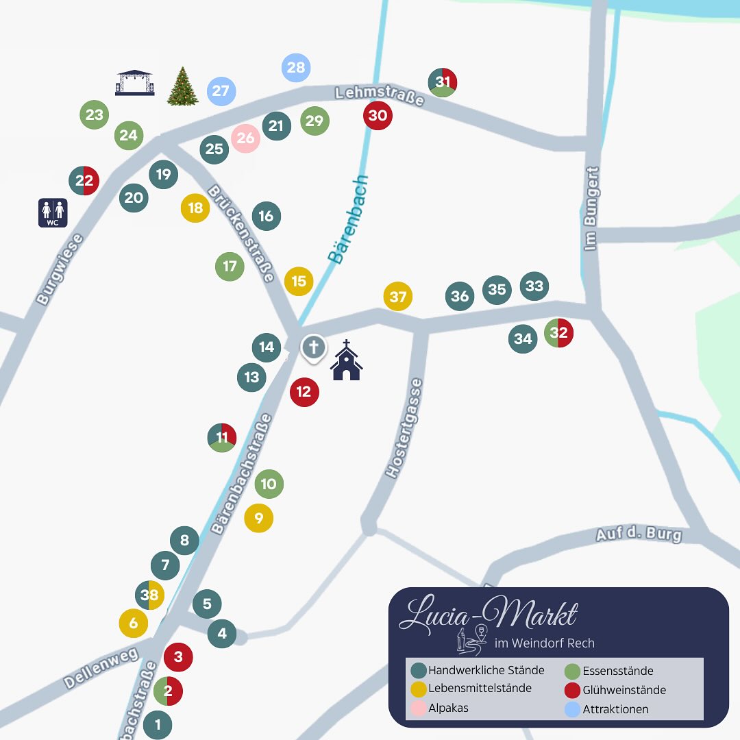 ✨Lucia-Markt 2025✨
Es geht wieder los. Heute in einem Monat startet unser legendärer Lucia-Markt. Wer alles dabei ist? Finde es jetzt raus 🎉 wir freuen uns auf Dich!
#weindorfrech #luciamarkt2025 #luciamarktrech #weihnachten #zweiteradvent