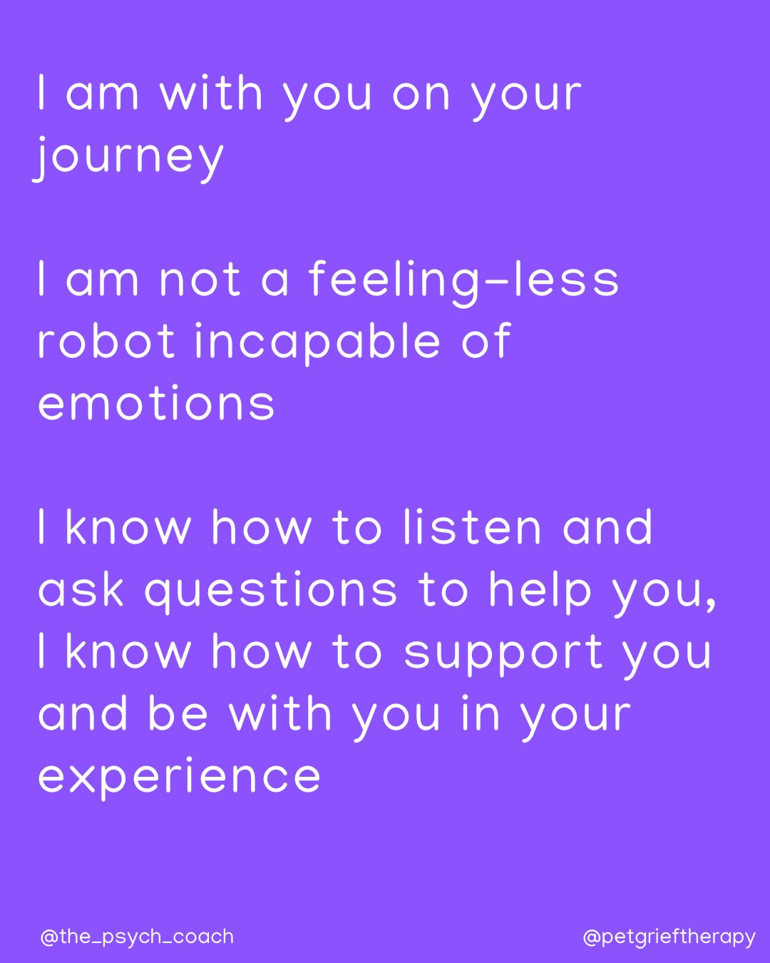 𝗪𝐡𝐲 𝐀𝐈 𝐢𝐬 𝐧𝐨𝐭 𝐲𝐨𝐮𝐫 𝐭𝐡𝐞𝐫𝐚𝐩𝐢𝐬𝐭
Whether you’re a fan of it or not, AI is becoming more embedded in our lives. For the record, I don’t use AI in my business (nor any other aspect of my life).
AI can never replicate therapy.
Here are some of the reasons:
𝟑 𝐜𝐨𝐫𝐞 𝐩𝐫𝐢𝐧𝐜𝐢𝐩𝐥𝐞𝐬
There are 3 core principles that many of us therapists follow as put forward by Carl Rogers: 𝘦𝘮𝘱𝘢𝘵𝘩𝘺, 𝘶𝘯𝘤𝘰𝘯𝘥𝘪𝘵𝘪𝘰𝘯𝘢𝘭 𝘱𝘰𝘴𝘪𝘵𝘪𝘷𝘦 𝘳𝘦𝘨𝘢𝘳𝘥 and 𝘤𝘰𝘯𝘨𝘳𝘶𝘦𝘯𝘤𝘦. This essentially means that as your therapist, I do not judge you, I see your authentic self and I view you in the best light and I am sincere and genuine with you. This is something a machine or program cannot do.
𝐉𝐮𝐧𝐠’𝐬 𝐭𝐫𝐚𝐧𝐬𝐟𝐨𝐫𝐦𝐚𝐭𝐢𝐯𝐞 𝐯𝐢𝐞𝐰
Carl Jung believed that a transformative process takes place in therapy between both the therapist and client, almost like alchemy. I truly believe in this transformation and I have learned so much and changed from my client interactions. I am inspired by my clients. That connection and bond is not possible with a programmed chatbot.
𝐀𝐛𝐮𝐧𝐝𝐚𝐧𝐜𝐞 𝐨𝐟 𝐭𝐡𝐞𝐫𝐚𝐩𝐲 𝐭𝐚𝐥𝐤
We have all seen an increase in “therapy talk” and how it can often be harmful and in some cases weaponised. Words like 𝘣𝘰𝘶𝘯𝘥𝘢𝘳𝘪𝘦𝘴, 𝘵𝘰𝘹𝘪𝘤, 𝘴𝘦𝘭𝘧-𝘤𝘢𝘳𝘦 can be used incorrectly to manipulate and gaslight (to use another often misused term). AI interactions produce an abundance of these words.
𝐂𝐚𝐧’𝐭 𝐬𝐩𝐨𝐭 𝐭𝐡𝐞 𝐬𝐮𝐛𝐭𝐥𝐞 𝐝𝐢𝐟𝐟𝐞𝐫𝐞𝐧𝐜𝐞𝐬
A machine doesn’t know you. It can’t sense the subtle changes in your tone. It doesn’t notice when you look lighter from your troubles or when your posture is showing your pain. It can’t celebrate your wins and be your cheerleader.
𝐀 𝐦𝐚𝐜𝐡𝐢𝐧𝐞 𝐝𝐨𝐞𝐬𝐧’𝐭 𝐜𝐚𝐫𝐞
I truly care about my clients. I think about them long after we have finished working together. I remember birthdays or painful anniversaries. AI does not care; it is not capable of caring.
I am with you on your journey. I am not a feeling-less robot incapable of emotions. AI could never do any of this; AI is not your therapist.