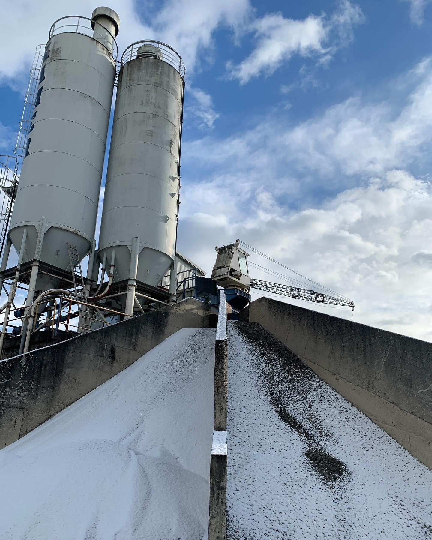 #winter #schnee #beton