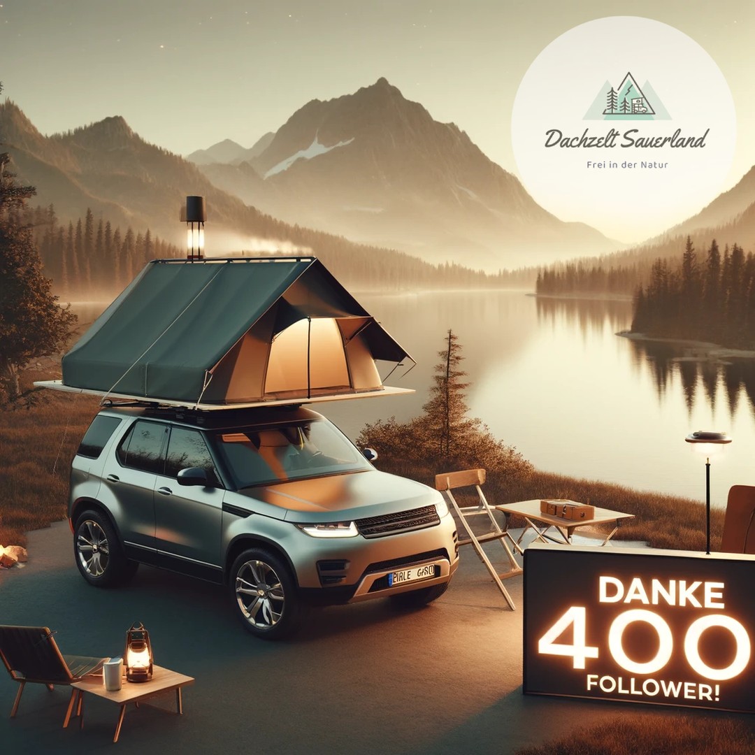 ✨ Danke für 400 Follower! ✨
Ihr seid einfach unglaublich – danke für eure Treue, euer Vertrauen und all die Unterstützung, die uns motiviert, jeden Tag unser Bestes zu geben. ?❤️
Was für ein Jahr! Wir durften wunderbare Kunden begleiten, schöne Erlebnisse teilen und unvergessliche Reisen mitgestalten. ?✨
?DANKE DANKE DANKE ?
Und jetzt geben wir mit unseren Black Deals nochmal richtig Gas ?
Euer Dachzelt Sauerland Team ❤️