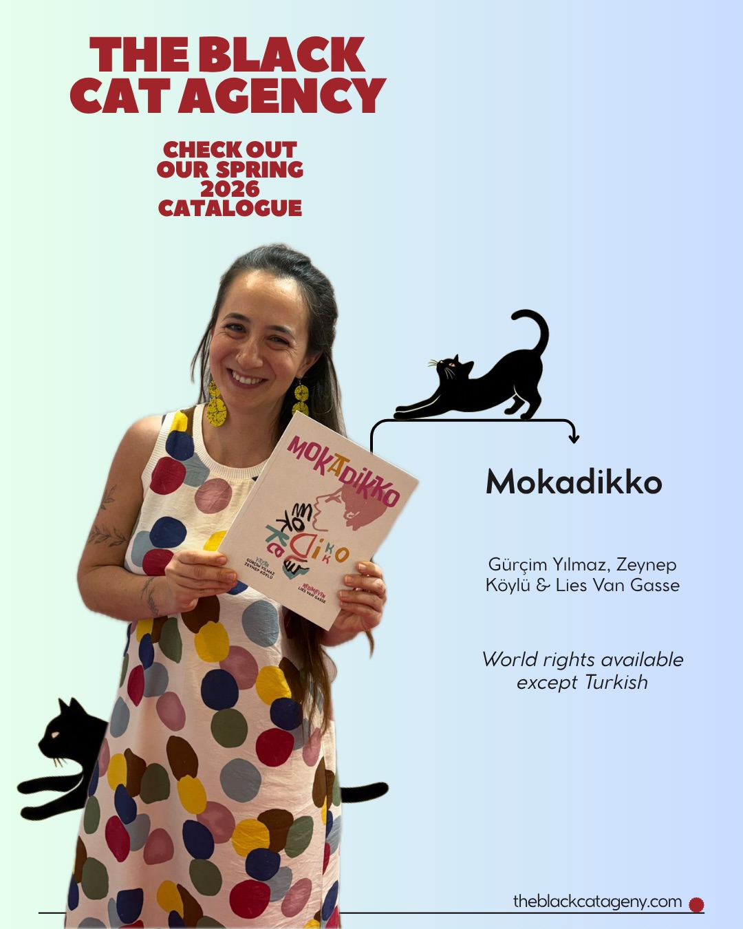 Bologna is buzzing with creativity! 🇮🇹✨
We are so happy to be back at the Bologna Children’s Book Fair, the most inspiring week of the year for us at The Black Cat Agency. There’s nothing like the energy of meeting publishers from all over the world and seeing our stories cross borders.
Nazlı is busy sharing the highlights from our Spring 2026 Catalogue, and we are thrilled by the interest so far. As you can see in the photos, some of our titles have already found new homes in various languages and we are just getting started! 🌍📚
Swipe through to see some a sneak peek of our titles.
🔗 Link in bio to explore the full catalogue!
#BCBF26 #BolognaChildrensBookFair #InternationalRights #ChildrensPublishing