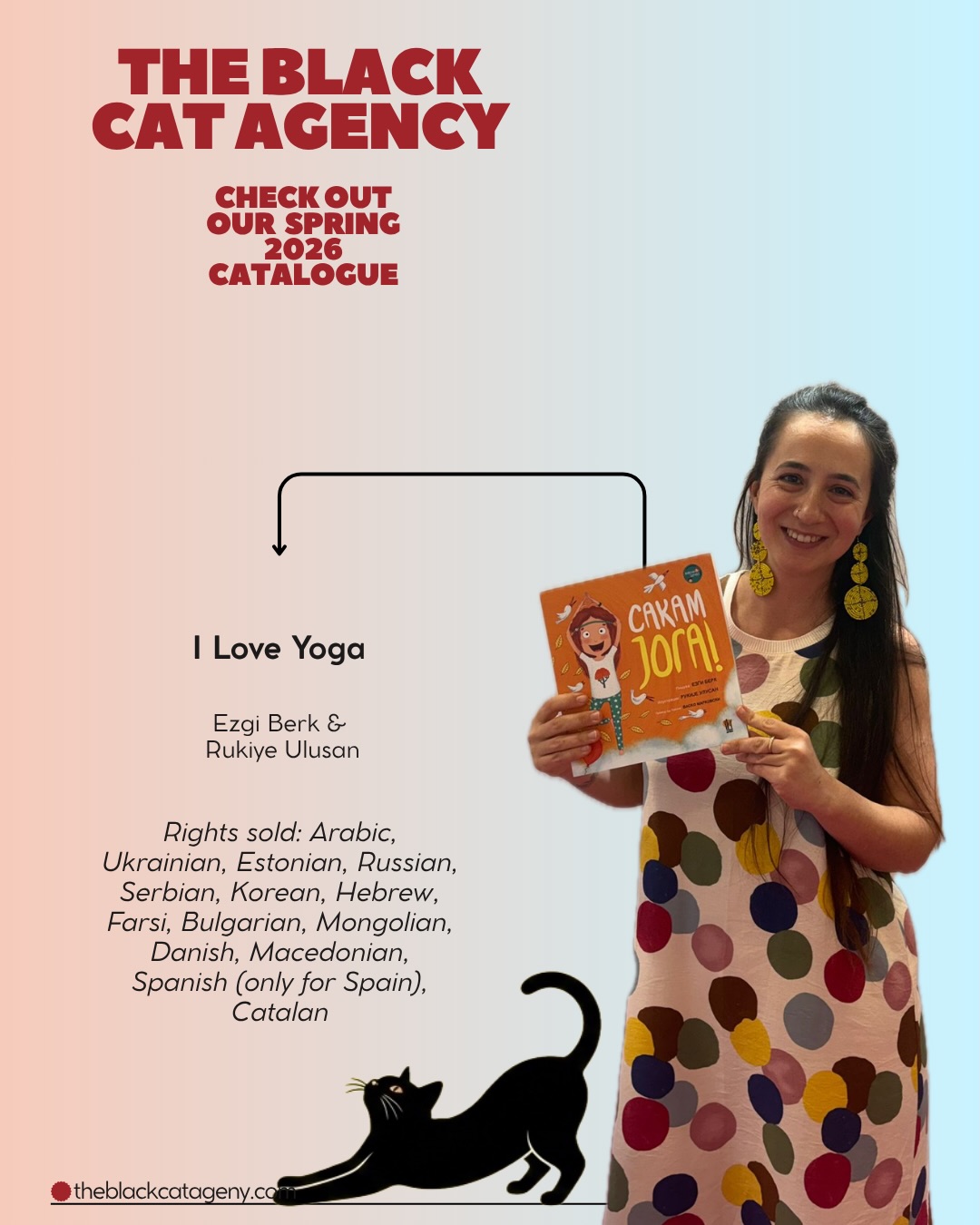 Where in the world are our stories traveling next? 🌍✈️
We are still floating on air after a spectacular showing at the Bologna Children’s Book Fair. Our goal at The Black Cat Agency has always been to erase borders with great storytelling, and our Spring 2026 Catalogue did exactly that!
In these photos, Nazlı proudly displays the incredible interest we received. Seeing those "Rights Sold" tags expand across new languages makes all the hard work worthwhile. These stories are ready for their global adventure!
Swipe through to see the future bestsellers of Spring 2026.
🔗 Explore the full catalogue via the link in our bio!