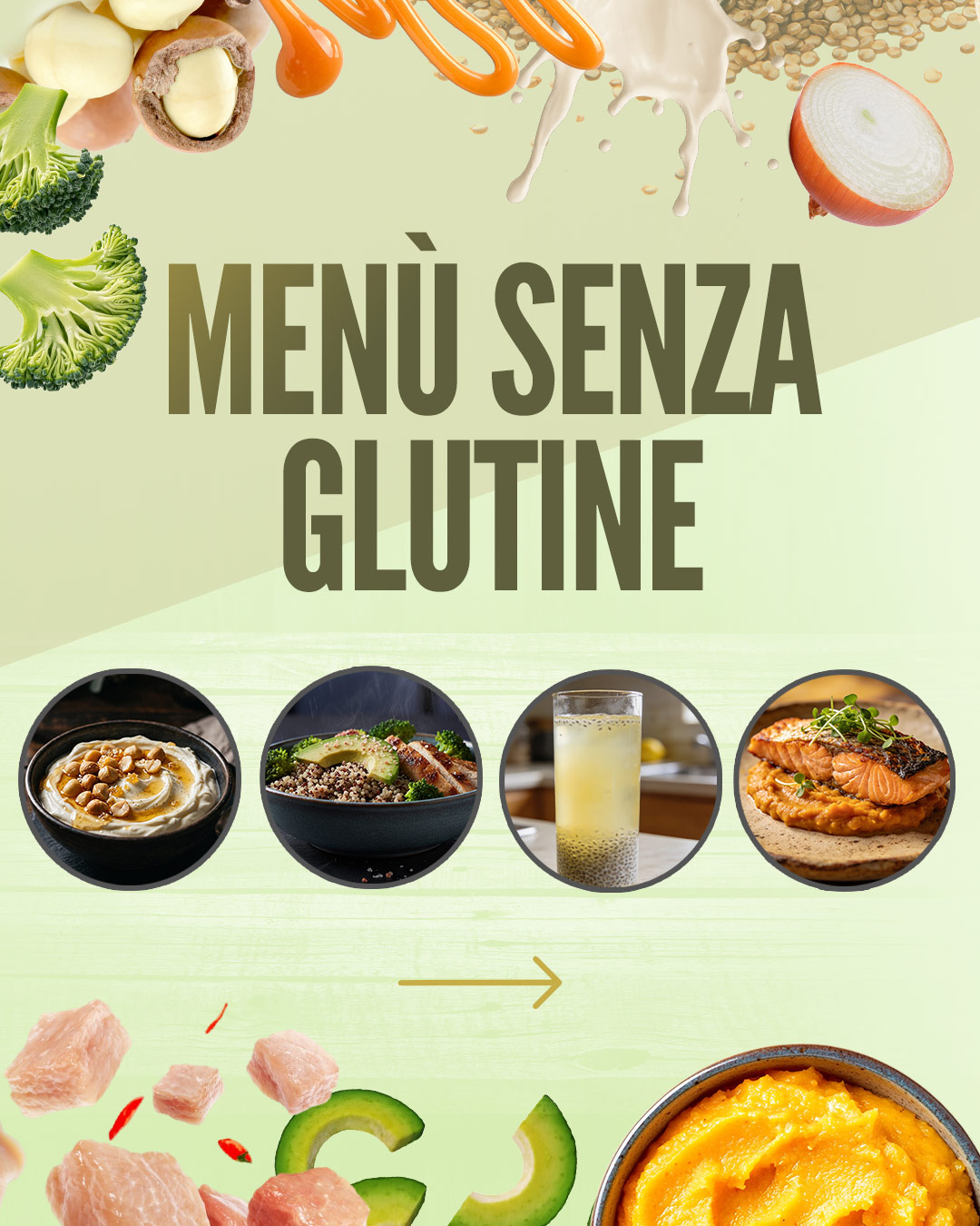 Menu senza glutine facile, completo e ricco di proteine 💪
Idee semplici per...
