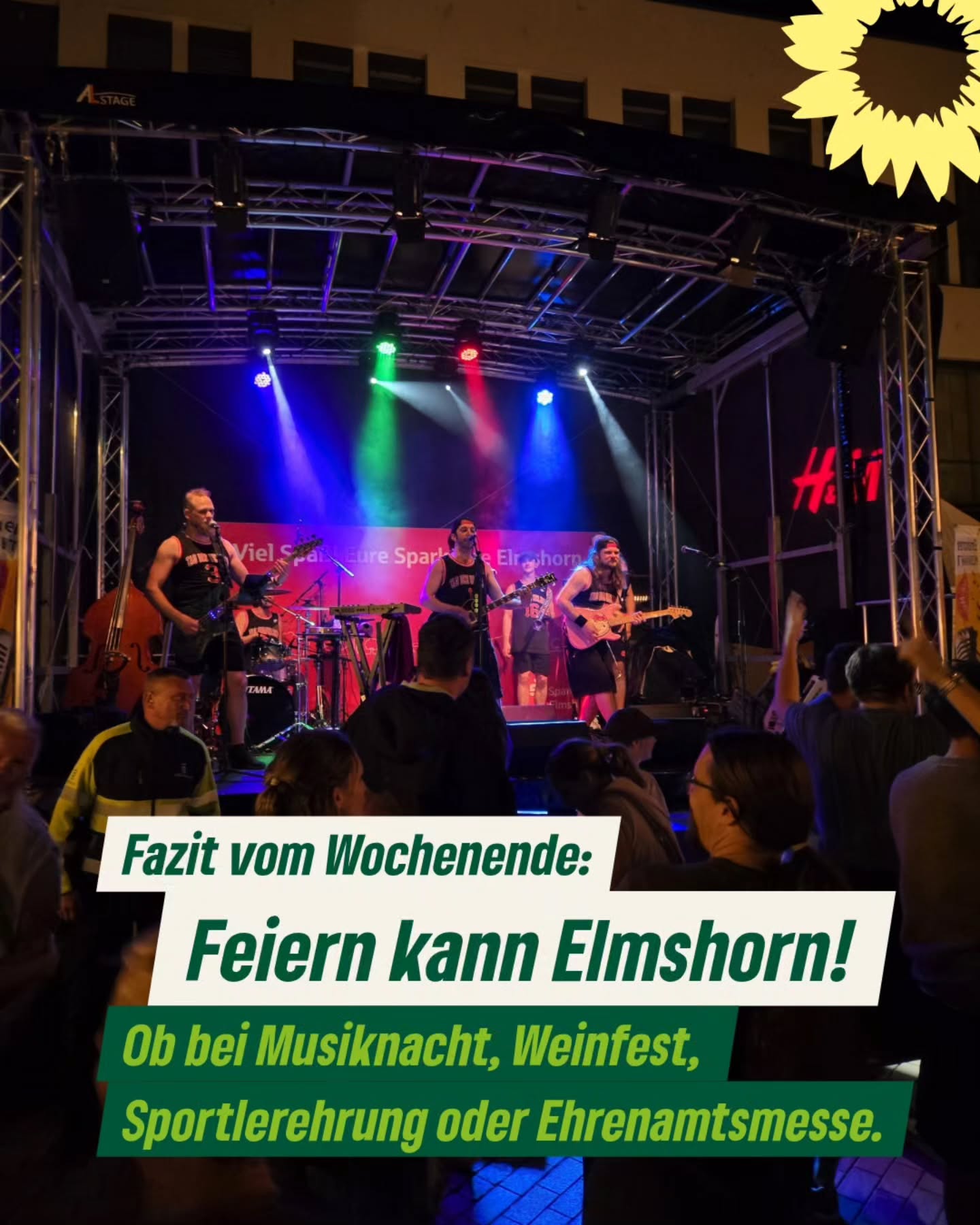 🥳 ELMSHORN IM PARTY-MODUS 🥳
Was für ein Wochenende in unserer Stadt: Ob beim Genießen auf dem Wein- und Schlemmerfest, beim Tanzen bei der Musiknacht, beim Feiern der lokalen Talente bei der Sportlerehrung oder beim Entdecken neuer Impulse auf der Kultur- und Ehrenamtsmesse – Elmshorn zeigt, wie lebendig unser Miteinander ist. 🍷🥨
Und überall zeigte sich: hier wird das Engagement sichtbar, das Elmshorn so stark macht. Die der Kultur- und Ehrenamtsmesse bot die perfekte Gelegenheit, die Kraft des Ehrenamtes und der Kultur zu feiern und sich gleichzeitig zu vernetzen.
Was waren eure Highlights am Wochenende? Schreibt es in die Kommentare! 👇
#elmshorn #elmshorncity #supernormal #ehrenamt #musiknacht