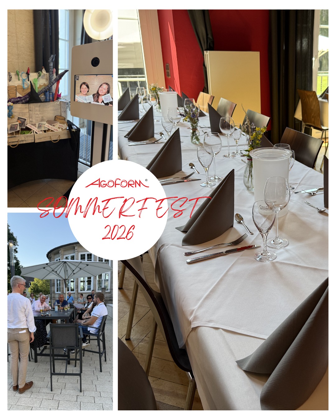 Sommer, Sonne, AGOFORM-Vibes ☀️ Unser Sommerfest 2026 war ein absolutes Highlight! 🎉
Was für ein genialer Tag! Bei bestem Wetter, kühlen Drinks und großartigem Essen stand vor allem eines im Vordergrund: DANKE zu sagen an das beste Team der Welt! Ob in der Fertigung, im Lager oder im Büro - wir halten alle zusammen. 🫱🏻🫲🏽
Ein riesiges Dankeschön an alle Kolleg*innen, die diesen Tag unvergesslich gemacht haben, und natürlich an das Orga-Team für die
perfekte Planung! 🥂
** Summer, sunshine, AGOFORM vibes ☀️ Our 2026 summer event was an absolute blast!🎉
What a brilliant day! With perfect weather, cold drinks and fantastic food, there was one thing in
particular that took centre stage: saying THANK YOU to the best team in the world! Whether in production, the
warehouse or the office – we’re all in this together.🫱🏻🫲🏽
A huge thank you to all our colleagues who made this day unforgettable, and of course to the organising team for their perfect planning! 🥂
#Agoform #Sommerfest2026 #TeamAgoform
#Firmenfeier #BestTeam #Löhne
#Kunststoffverarbeitung #WordHardPlayHard
#InsideAgoform #Teamspirit #Sommervibes