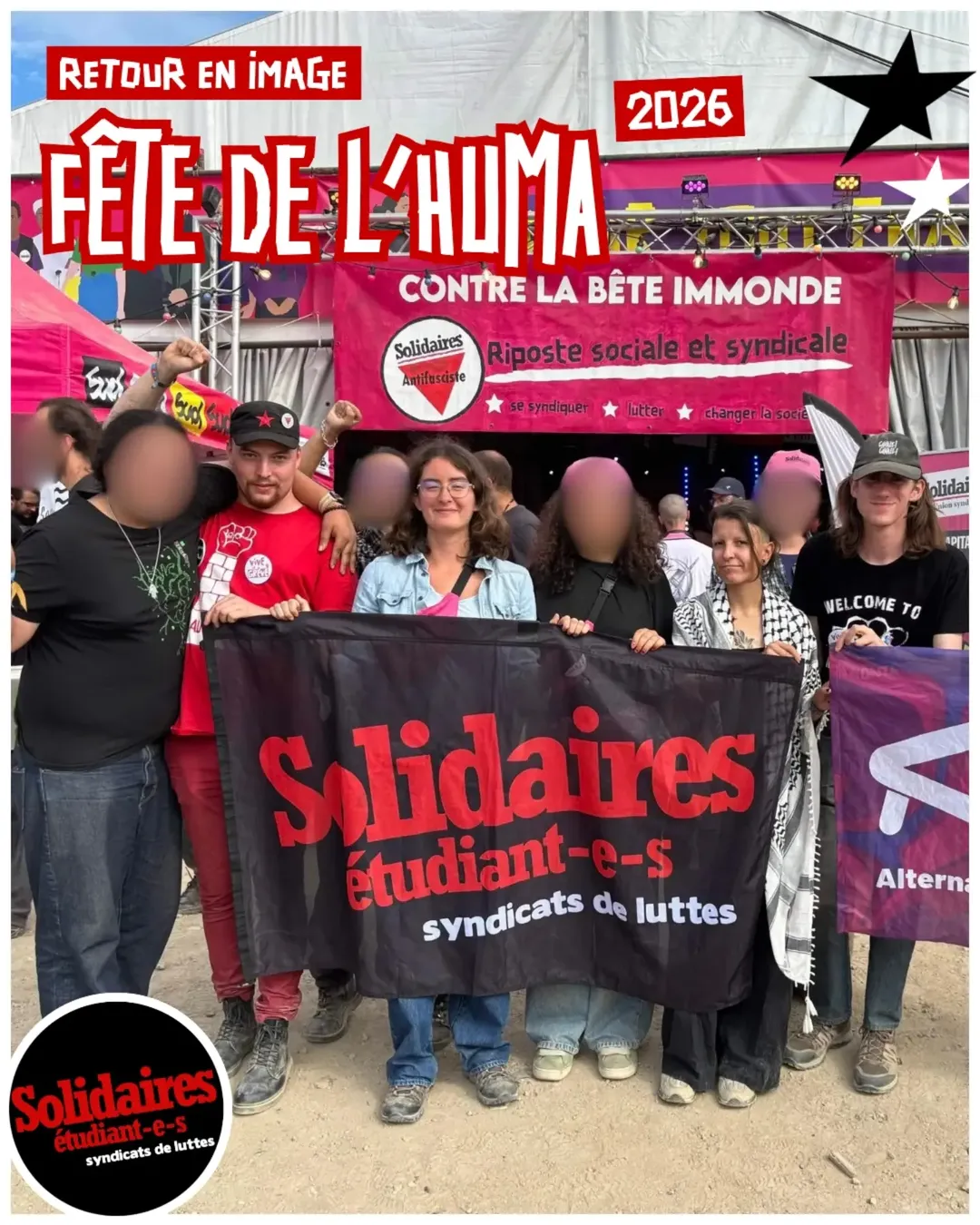 Retour en image de notre stand à la fête de l'humanité 2026